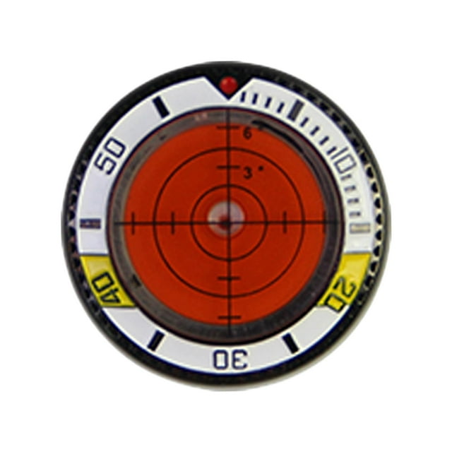 pitrice Golf Ball Marker High Precision Alignment Reader Tool Golf Putting Green Reader Blue White Orange White 3.6x3.6x0.7cm