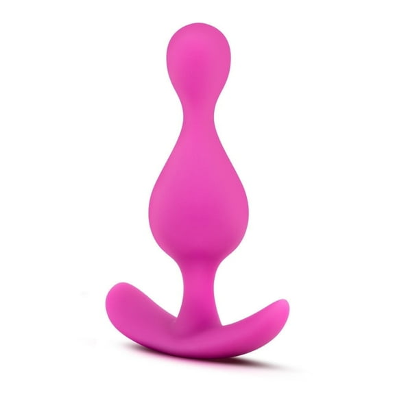 Eden Explore Ultrasilk Smooth Silicone Anal Plug with EZ Handle, Pink