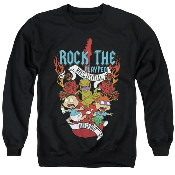 Rugrats Rock The Playpen Music Festival Unisex Adult Crewneck Sweatshirt