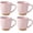 Cloud Pink, variant on AmorArc 12oz Coffee Mugs, Ceramic Coffee Mugs set of 6 for Man, Woman, Dad, Mom, Modern Coffee Mugs with handle for Latte/Cappuccino/Milk/Cocoa. Dishwasher&Microwave Safe, Cloud Pink