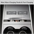 thumbnail image 3 of Cargador Hub USB Leikaendi para Tesla Model 3/Y 27W de carga rápida, 3 of 6