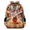 Bronze, variant on Christmas Fawns Travel Backpack for Adults, Multi-Functional Casual Daypack with Adjustable Shoulder Straps, Deer Snowflakes Laptop Bag for Work Outdoor