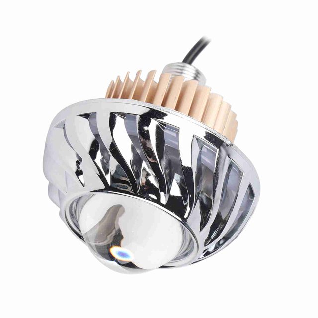 Faro De Motocicleta Lente De LED Foco De Halo único Con Luz LED De Ojo Dede ángel De Súper Brillo, Larga Vida útil, Bajo Consumo De Energía