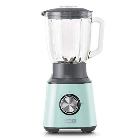dash quest 50 oz countertop kitchen blender, professional heavy duty high speed processor and mixer, aqua (b08qrr13q1)