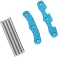 thumbnail image 4 of AVEKI Front and Rear Split Tie Rods, Replacement RC Car Parts Wear Resistant Easy to Install High Strength Aluminum Alloy for 1/10 RC Car (Blue) B0514, 4 of 8