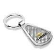 thumbnail image 2 of iPick Image for Chevrolet Tahoe Real Silver Dome Carbon Fiber Chrome Metal Teardrop Key Chain, Official Licensed, 2 of 7