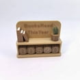 thumbnail image 4 of Books Read This Year Sign, 3D Printed Book Tracker Counter, Personalized Reading Tracker Sign, Modern Reading Counter, Plastic Books Reading Gifts Brown 3.94x2.95 Inch (1Pcs), 4 of 6
