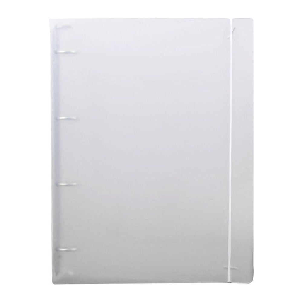 Binder folder A4 Paper PP File Folders with Inner Clip Semi Transparent