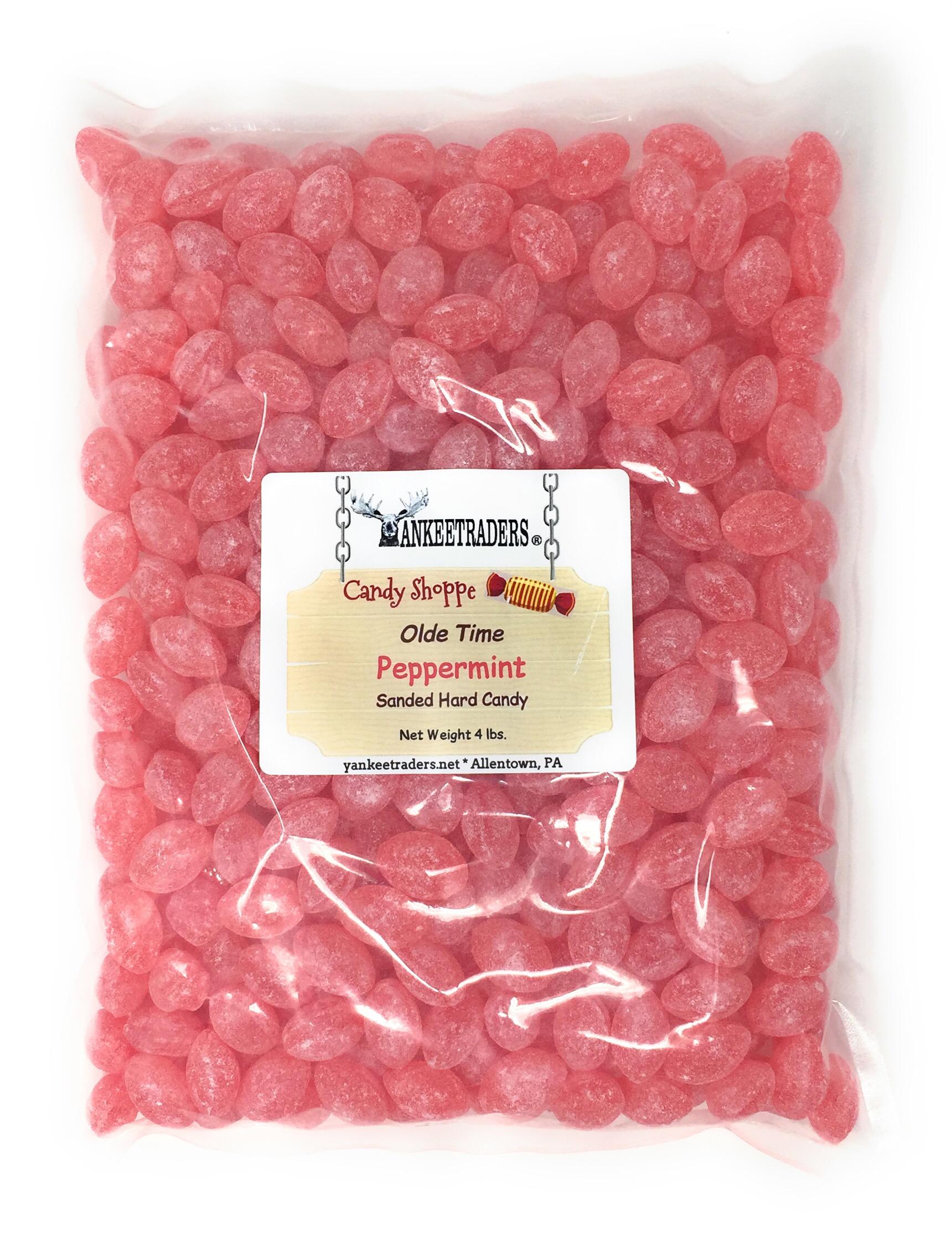 Olde Time Peppermint Sanded Candy Drops ~ 4 lbs