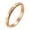 Rose Gold, variant on Women's Stainless Steel 3mm Rotatable Anxiety Cut Rhombic Finish Statement Rings Stacking Black Size 7