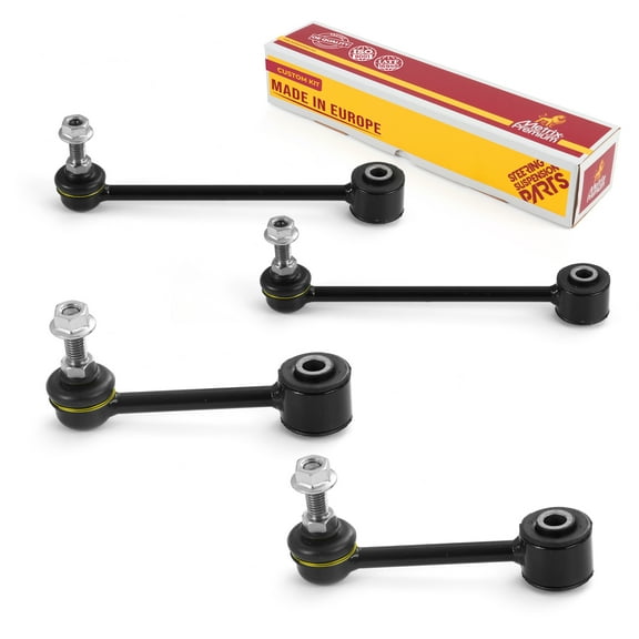 Metrix Premium Chassis Parts - 4 PC Front & Rear Stabilizer Bar Link Kit Fits 2018 Jeep Wrangler JK, 2007-2017 Jeep Wrangler, Replacement K750453, K6700