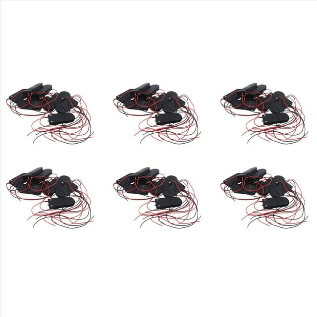 60 Pzs Interruptor ON / OFF 2 X 3V CR2032 Soporte de Bateria Pilas de Boton para LED