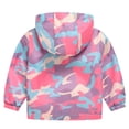 thumbnail image 3 of Hotiary Spring and Autumn Cute Pattern Casual Zip Up Coat Toddler Kids Lightweight Hooded Jacket for Girls 1-8Years, 3 of 10
