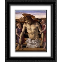 Giovanni Bellini 2x Matted 20x24 Black Ornate Framed Art Print 'Pieta'