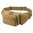 thumbnail image 1 of Fiudx Riñonera para Deportes Al Aire Libre, Bolsa de Herramientas Multifuncional, Bolsillo con Cremallera Antirrobo, Correa Ajustable, Equipo para Correr, Ciclismo y Senderismo, Material Duradero, Ta, 1 of 2