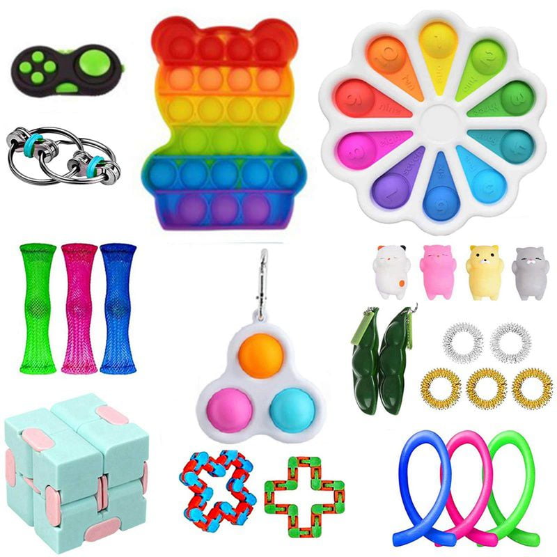 1-20Pack Fidget Toys Set Sensory Tools Bundle Stress Relief Hand Kids Adults Toy 