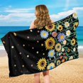 thumbnail image 6 of XYZCANDO Sunflower Pattern Design Towel Car Seat Cover, Comfortable Towel Cover Non Slip Soft for Cars Trucks SUVs, 6 of 11