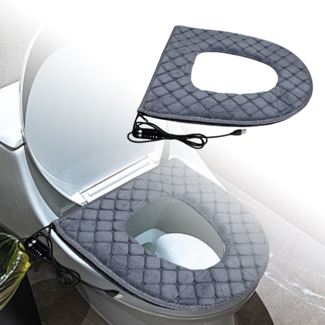 WIFKLSIIPG USB Powered Heated Seat Cover Fast Warming Flannel Cushion with Adjustable Temperature for Home Use Machine Washable Mat