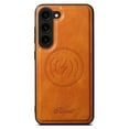 thumbnail image 3 of ELEHOLD for Samsung Galaxy S23 Leather Case Premium Leather Material with Magnetic Detachable Card Holder Compatible with MagSafe Charging Shockproof Slim Case&nbsp;for Samsung Galaxy S23,khaki, 3 of 6
