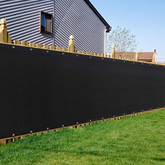 49.2FT x 5.91FT Outdoor Privacy Fence Screen - 93% Blockage Weatherproof Sun Shade for Patio, Deck & Balcony