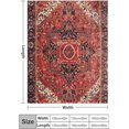 thumbnail image 3 of Heriz Antique Vintage Boho Persian Carpet Flannel Fleece Throw Blankets 50"X40" Lightweight Fluffy Winter Fall Blanket Cozy Soft Fuzzy Plush Home Decor for Couch Bed Sofa Bedroom Living Room Travel, 3 of 6