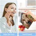 thumbnail image 7 of Highland Cow Washcloths, Soft and Absorbent Cotton Towel, 4 Pack 12 X 12 Inches Premium Quick Dry Face Towel Wash cloth, 7 of 7