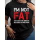 thumbnail image 2 of Playera Deportiva Manga Corta Mujer Dry-FitWomen'S Polyester Crew Neck T-Shirt, Casual Style, Regular Length, Knit Fabric, with "I'm Not Fat, God Gave Me Airbags Because I'm Precious" Letter Print,, 2 of 8