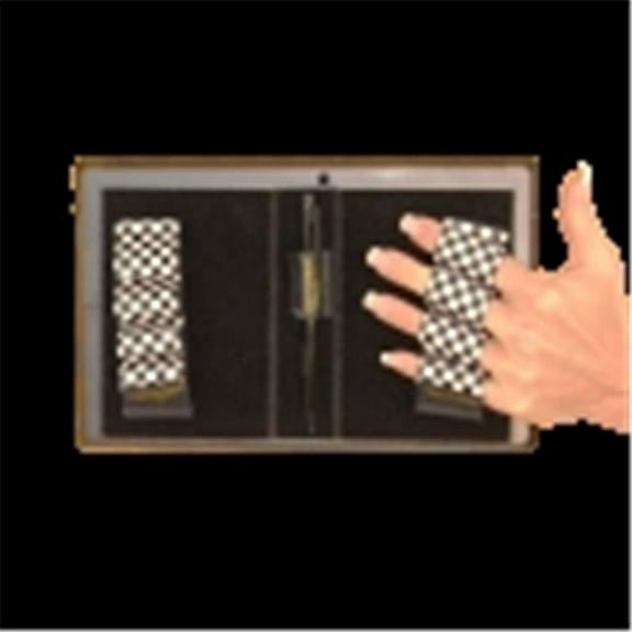 LAZY-HANDS 201466 Microsoft Surface Tablet & Stylus Grips - Xl  Black / White Checkers