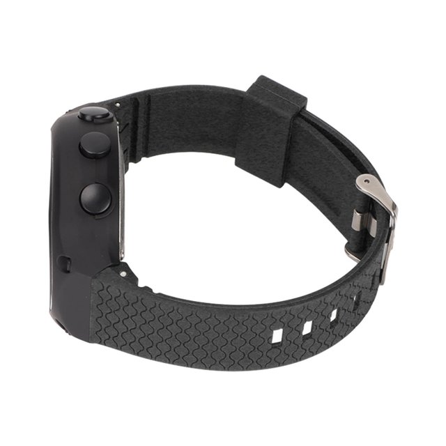 Sports Watch, LCD Display Watch Adjustable Backlight For Camping For Cycling Black Dial Black Strap