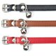thumbnail image 3 of Collar De Cuero Para Gatos Y Cachorros, Ajustable 20cm-27cm Cm - Marrón, 3 of 5