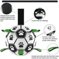 thumbnail image 5 of Dog Toys Soccer Ball with Straps, Interactive Dog Toys for Tug of War, Puppy Birthday Gifts, Dog Tug Toy, Dog Water Toy, Durable Dog Balls World Cup for Small & Medium Dogs（6 Inch）, 5 of 7