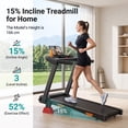 thumbnail image 2 of ‎CURSOR FITNESS Folding Treadmill with Incline for Home, 3.0HP Motor, 265 lbs Capacity, Black, 2 of 9
