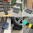 thumbnail image 3 of Aodebiao Heavy Duty Car Ramp for Driveway Curb, Anti-Slip Traction Boards for Vehicle, Motorcycle, Scooter, Mobility Scooter, Durable Plastic Threshold Ramp for Garage, Sidewalk, Home Steps, 3 of 7