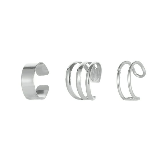 DESIGNICE Cuff Earrings 925 Sterling Silver Ear Cuff Earrings Non Piercing Fake Cartilage Cuff Earrings Conch Cuffs Earrings for Women