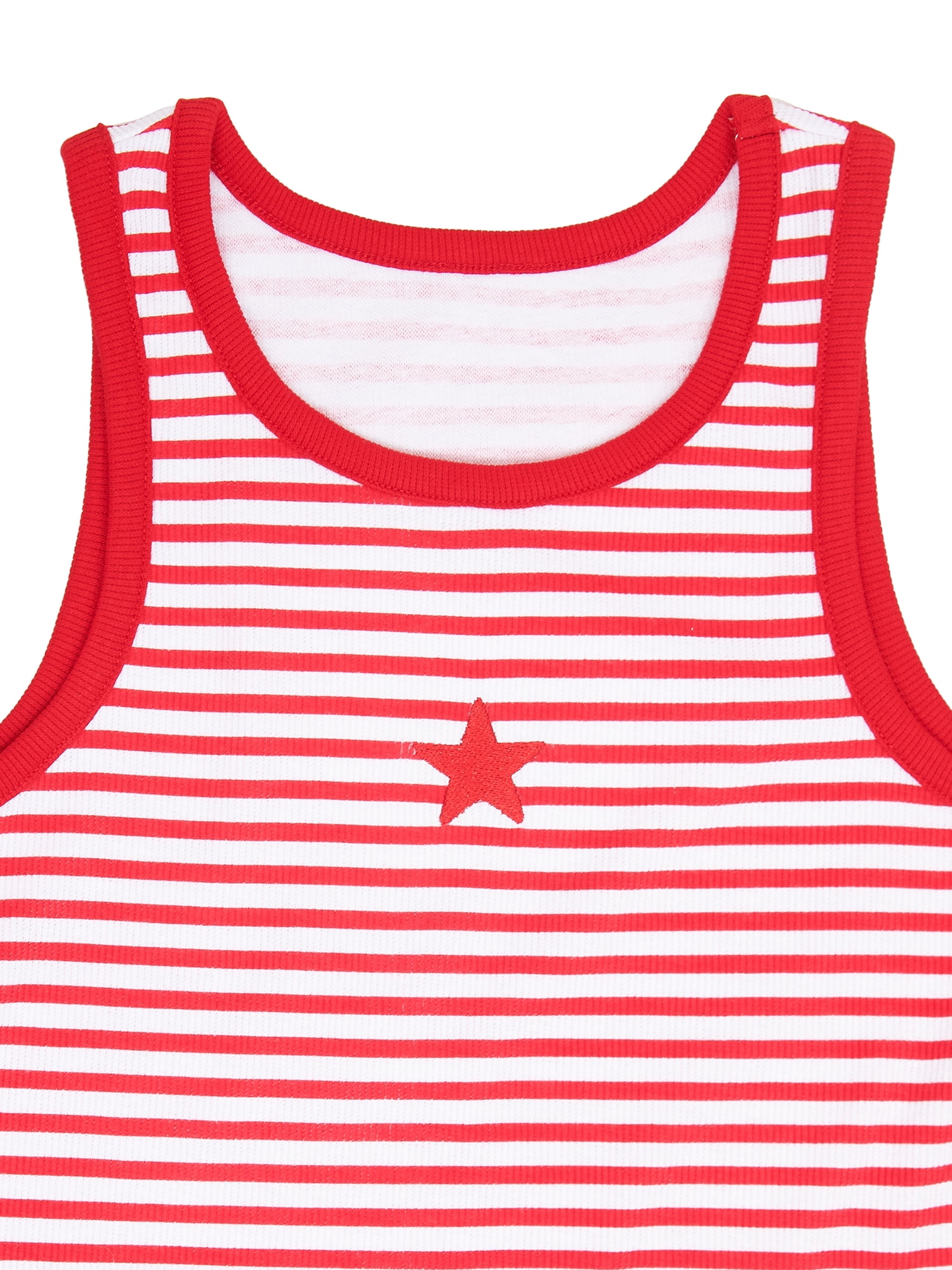 Fourth of July Girls Patriotic Americana Graphic Tank Top from Way To Celebrate, Sizes 4-18