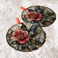 thumbnail image 3 of Ornament Window Hanging, Red Rose Black Butterfly Suncatcher for Doors Home Sun Catchers Decoration and Christmas, Mother's Day Birthday Gifts for Women, Men, and Mom, 2025,, 3 of 5