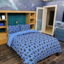 Unique Bargains 3 Piece Polyester Cartoon Series Kids Duvet Cover Set Twin