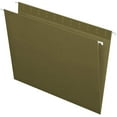 thumbnail image 1 of Pendaflex Essentials Hanging Folders, Letter Size, No Tabs, Standard Green, 25 per Box (81600), 1 of 5