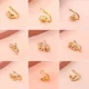thumbnail image 4 of Anillo de cristal con forma de mariposa para mujer, Piercing falso, Clip para la nariz, joyería corporal, 4 of 5