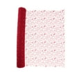 thumbnail image 4 of simhoa Jacquard Net Mesh Creative Floral Wrapper for Florist Supplies Wedding Gifts Red, 4 of 8