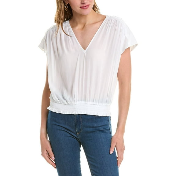 Ramy Brook womens  Caddie Top, L, White