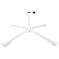 thumbnail image 1 of Parasol Extérieur Portable Réglable Base Pliable en Métal Jardin Parasol Stand Support Parasol Transversal Patio Parasol Parasol pour Plages Cour Blanc, 1 of 8