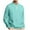 Mint Green, variant on Wyobmus Mens Shirt Short Sleeve Front Button Down Shirt Summer Solid Ripple Pealted Collared Cardigan Shirts With Pocket S-2X A-Coffee