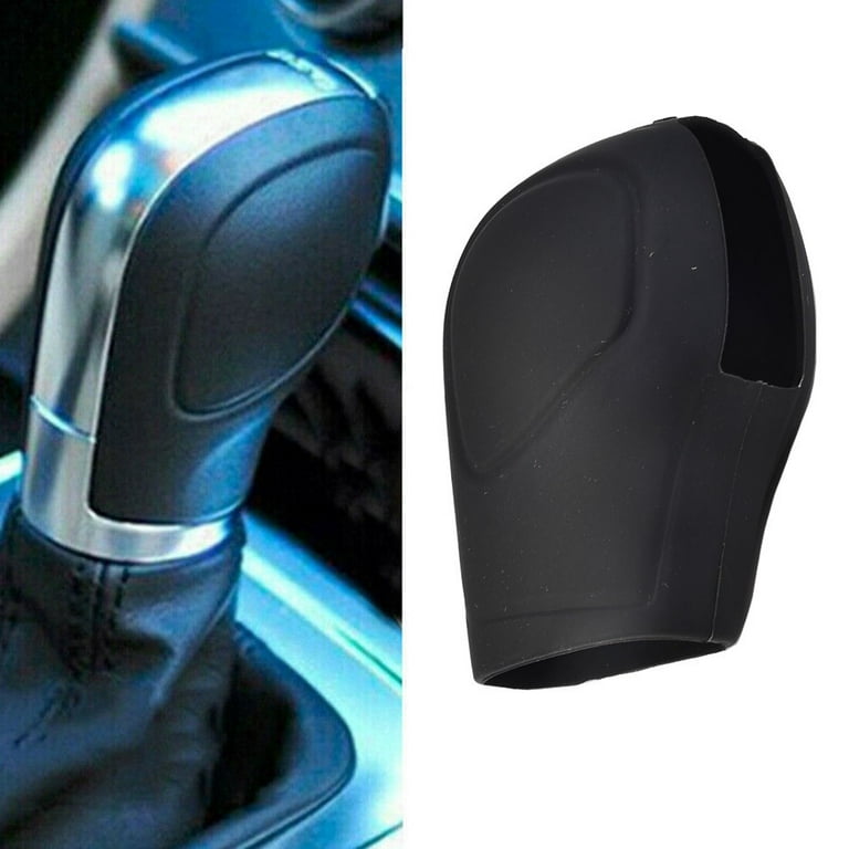AICEL 2 Pcs Car Gear Shift Knob Cover, Elastic Silicone Car Automatic Shift  Protector Cover, Universal Anti-Slip Auto Knob Gear Stick Protector for