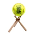 thumbnail image 4 of Estante de exhibición de Madera Colamx soporte para pelota de tenis bate de béisbol soporte para béisbol estilo C, 4 of 8