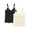 Black/Cream, variant on Livona Women's Lace Cami Top - Adjustable Spaghetti Straps Wireless Comfort Padded Tank for Sleep Lounge