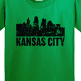 thumbnail image 4 of Inktastic Kansas City Skyline Grunge Youth T-Shirt, 4 of 5