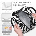 thumbnail image 3 of Balery Leopard And Zebra 2 Pattern Lunch Bag Women, Lunch Box, Lunch Bag, Small Leakproof Lunch Tote Large Capacity Reusable Insulated Cooler Lunch Container-One Size, 3 of 6