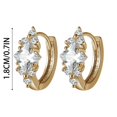 thumbnail image 3 of Boucles d'Oreilles Élégantes en Zircon pour Femmes, 3 of 6