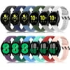 12 Pack Compatible with Samsung Active 2 Watch Bands 40mm 44mm/Active1/ Galaxy Watch 5 / Watch 5 Pro / Watch 4 / Watch 3 41MM/ 42mm ,20mm Silicone Wristband for Women Men Small